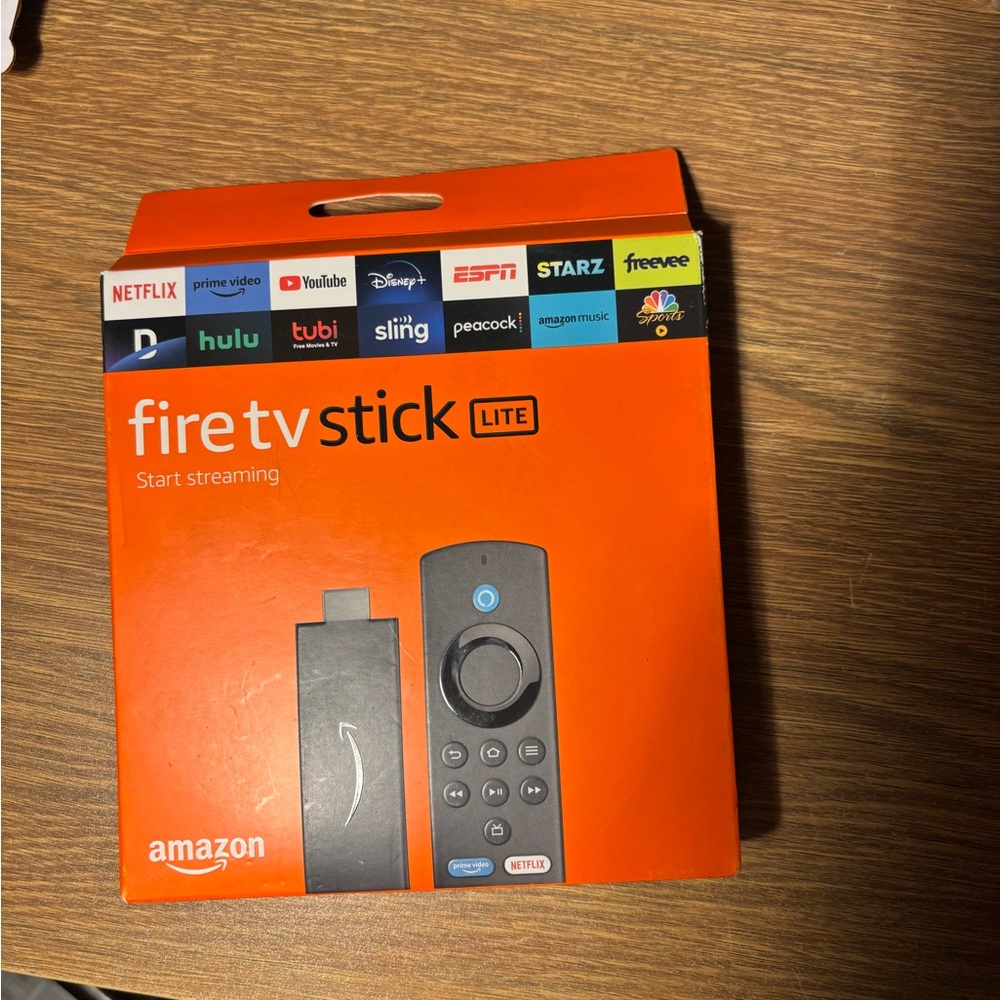 Amazon Fire TV Stick Lite - Orange and Black